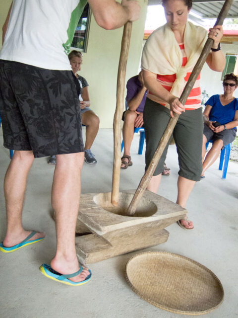 Rice Pounding